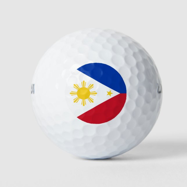 Philippines Flag Golf Balls (Front)