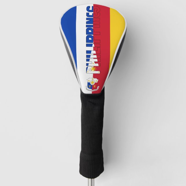 Philippines Flag Gorgeous Patriotic Golf Head Cover (Front)