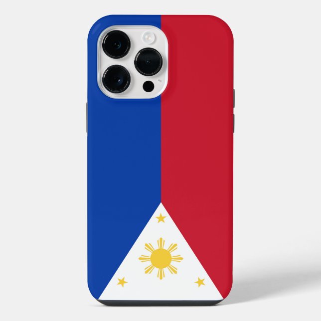 Philippines flag iPhone case (Back)
