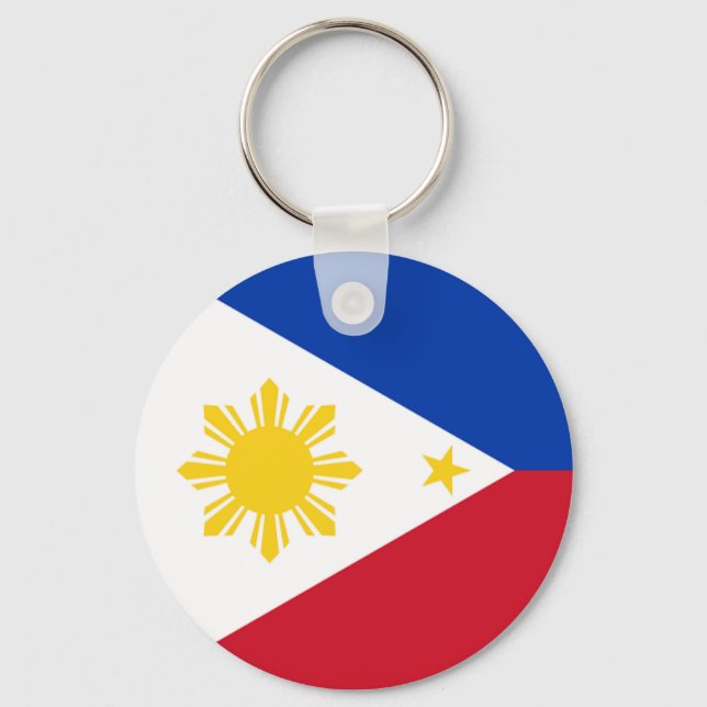 Philippines Flag jGibney The MUSEUM Zazzle Key Ring (Front)