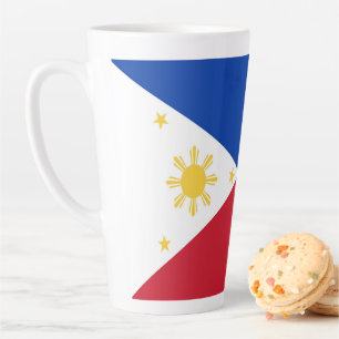 Philippines flag latte mug