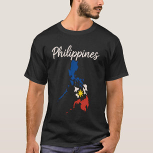 Philippines Flag Map Filipino T-Shirt