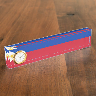 Philippines flag nameplate