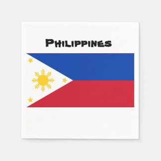 Philippines Flag Napkin