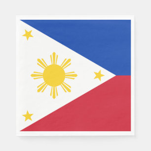 Philippines Flag Napkin