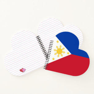Philippines flag notebook
