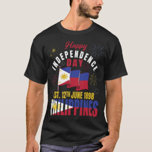 Philippines Flag Pinoy Filipino Independence Day T-Shirt