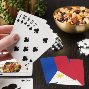 Philippines flag playing cards