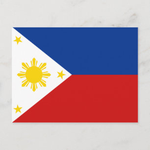 Philippines Flag Postcard