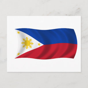 Philippines Flag Postcard