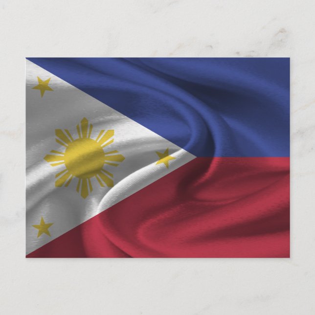 Philippines Flag Postcard (Front)
