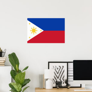 Philippines flag poster
