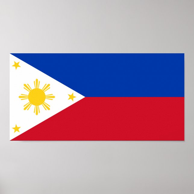 Philippines Flag Poster (Front)