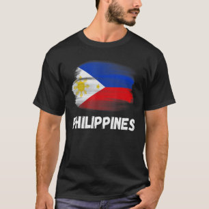 Philippines Flag Pride Retro Pinoy Flag Family Mat T-Shirt
