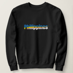 Philippines Flag Pride - Typography Art Sweatshirt
