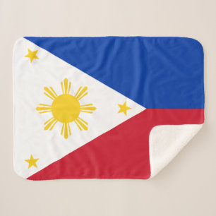 Philippines Flag Sherpa Blanket