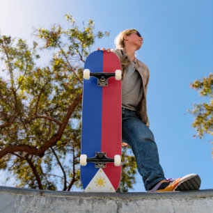 Philippines flag skateboard