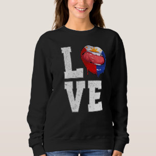 Philippines Flag Soccer Fan Love Filipino Sweatshirt
