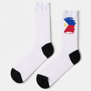Philippines flag socks
