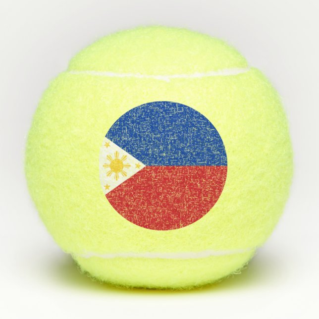 Philippines flag tennis balls (Front)