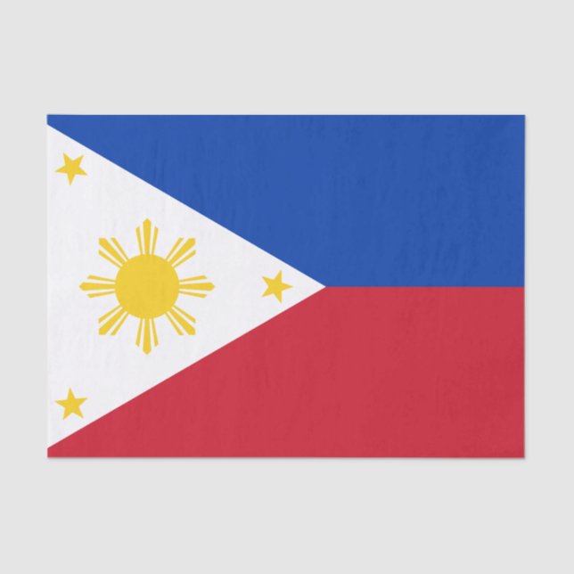 Philippines Flag Tissue Paper (Front)