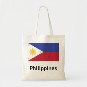 Philippines Flag Tote Bag