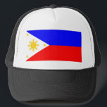 PHILIPPINES flag Trucker Hat<br><div class="desc">PHILIPPINES flag hat</div>