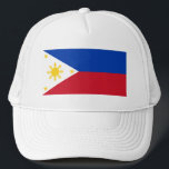 Philippines Flag Trucker Hat<br><div class="desc">Patriotic flag of Philippines.</div>