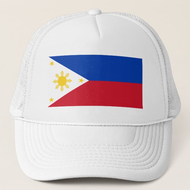 Philippines Flag Trucker Hat (Front)