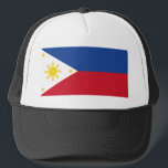 Philippines Flag Trucker Hat<br><div class="desc">The Republic of the Philippines is an archipelagic country in Southeast Asia. Situated in the western Pacific Ocean,  it consists of about 7, 641 islands</div>