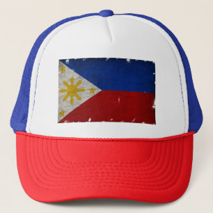 PHILIPPINES FLAG VINTAGE SOUVENIR GIFT  TRUCKER HAT