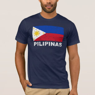 Philippines Flag Vintage T-Shirt