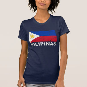 Philippines Flag Vintage T-Shirt