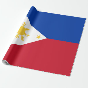 Philippines flag wrapping paper