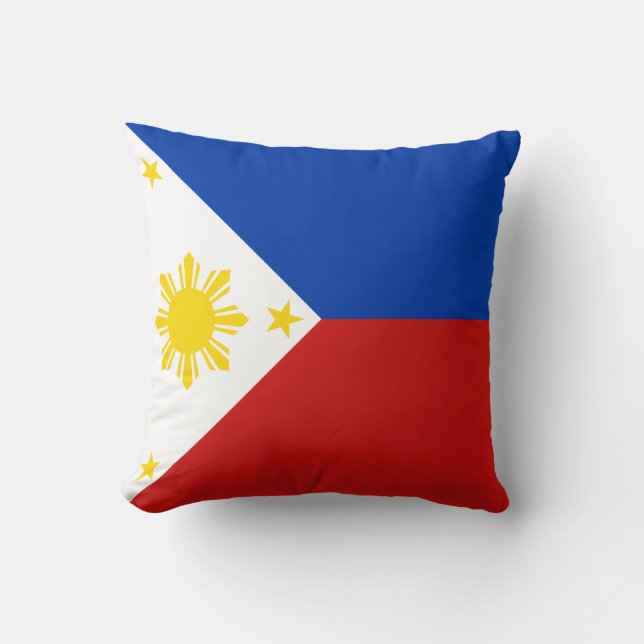 Philippines Flag x Flag Pillow (Front)