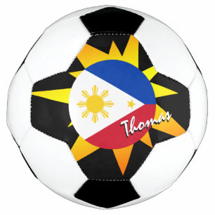 Philippines Football & Philippine Flag / BANG Soccer Ball