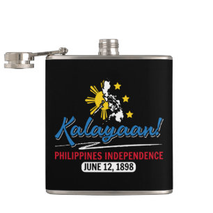 Philippines Kalayaan Independence Day Hip Flask