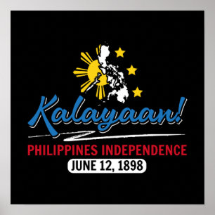 Philippines Kalayaan Independence Day Poster