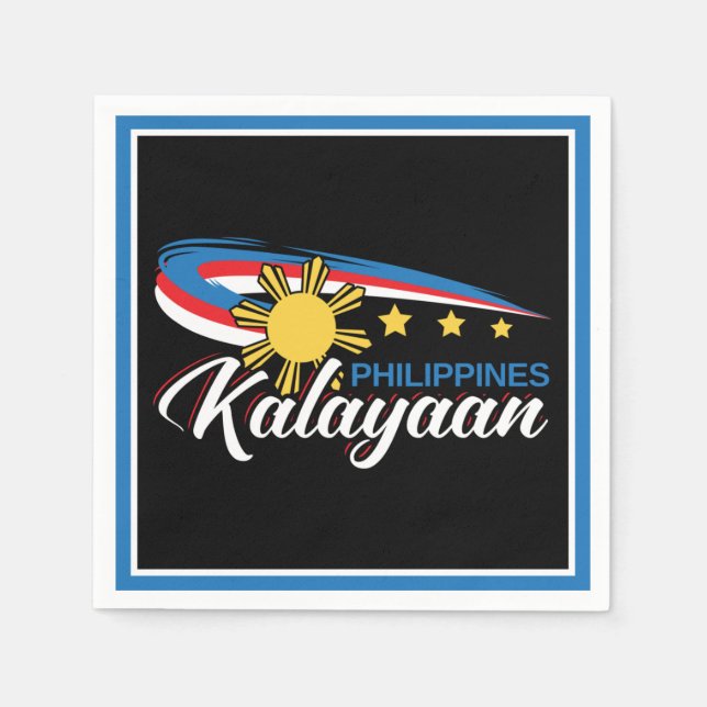 Philippines Kalayaan Independence Holiday Napkin (Front)