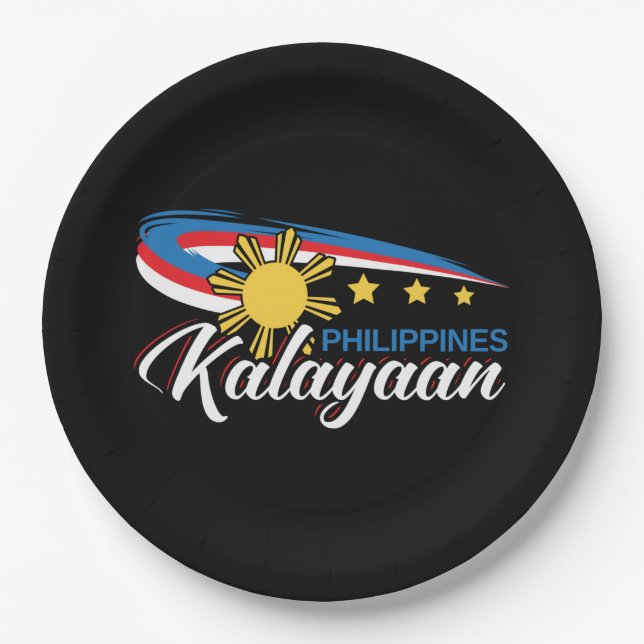 Philippines Kalayaan Independence Holiday Paper Plate (Front)