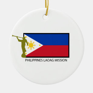 PHILIPPINES LAOAG MISSION LDS CTR CERAMIC ORNAMENT