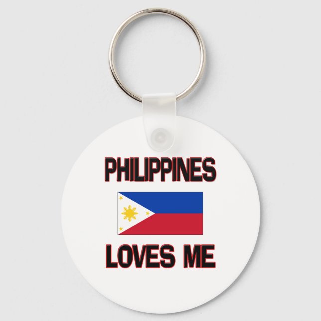 Philippines Loves Me Key Ring (Front)