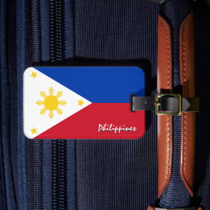 Philippines Luggage Tags, patriots Philippine Flag Tag