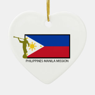 PHILIPPINES MANILA MISSION LDS CTR CERAMIC ORNAMENT