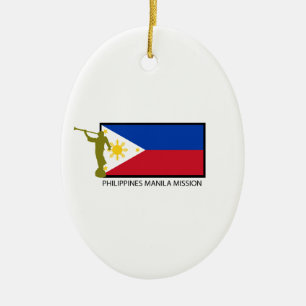 PHILIPPINES MANILA MISSION LDS CTR CERAMIC ORNAMENT