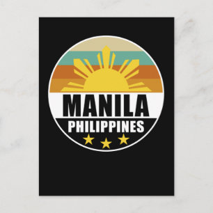 Philippines Manila Proud Filipino Love Pinoy Postcard