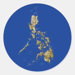 Philippines Map Sticker