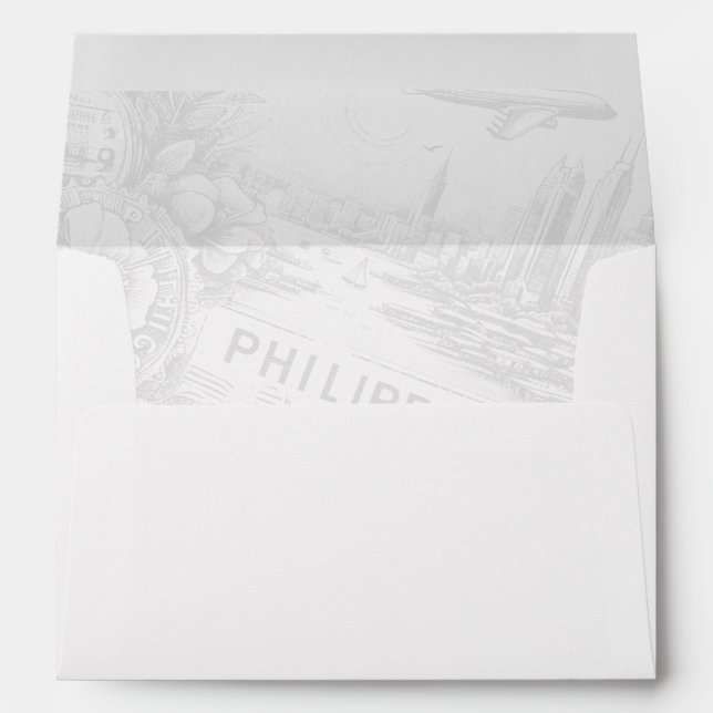Philippines Passport Envelope (Back (Bottom))