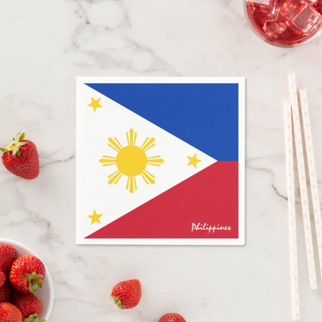 Philippines & Philippine Flag party fashion /sport Napkin (Insitu)