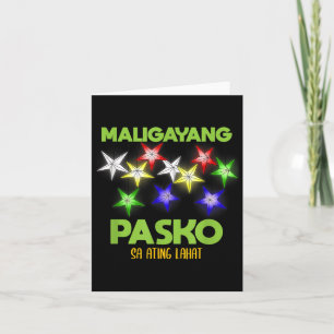 Philippines Pilipinas Filipino Christmas Parol Xma Card